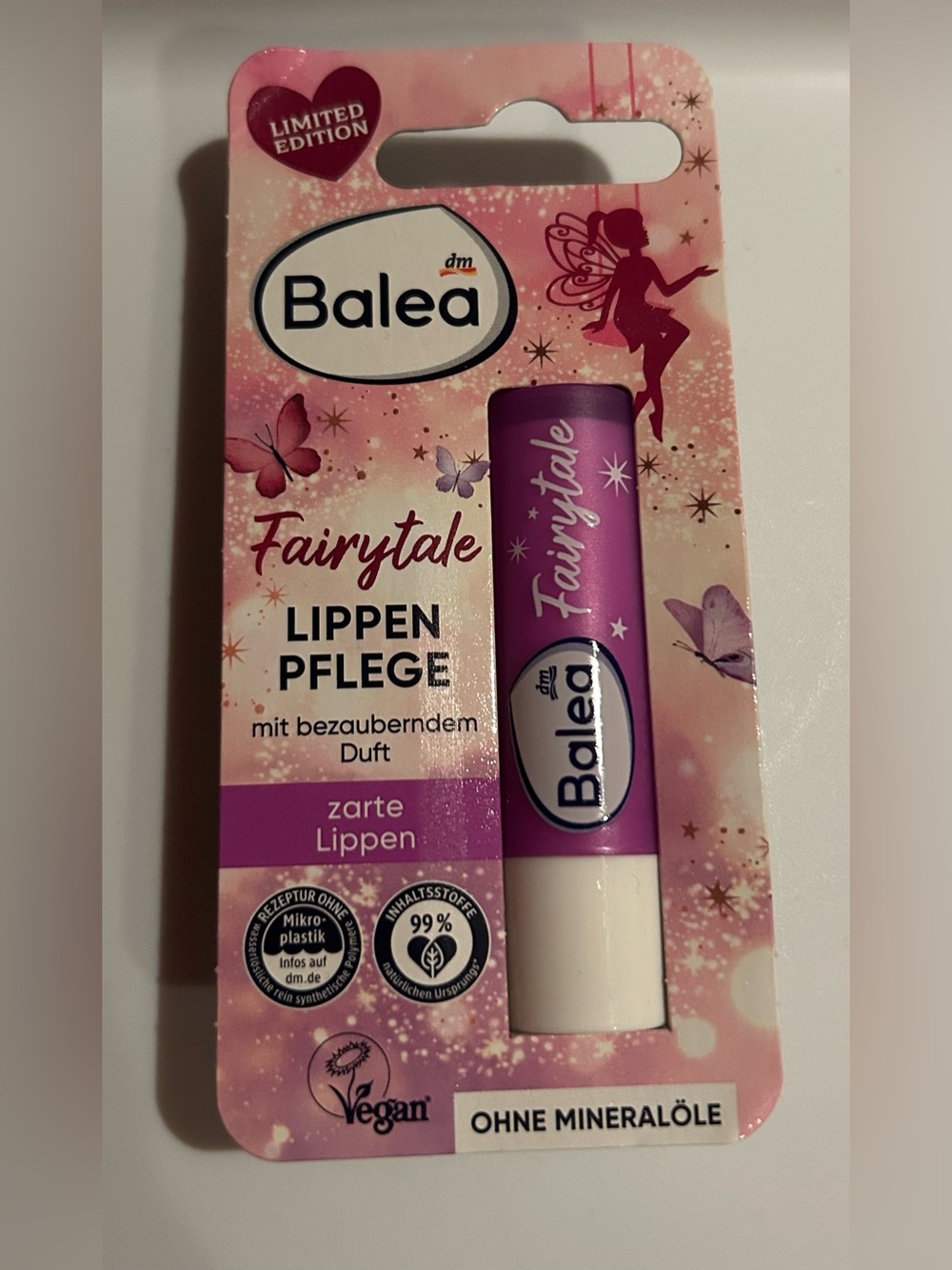 Balea Fairytale Lip Balm German Import Limited Edition K-Beauty Vibe NWT
